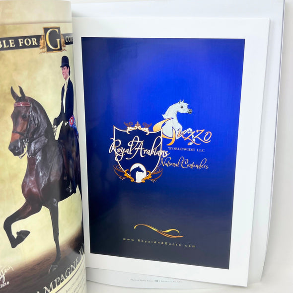 Arabian Horse Times Vol. 47 No.5AA 2016 Issue 11 Horse Magazine Ads Clishahh