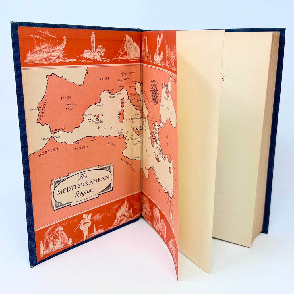 The Mediterranean Saga of A Sea By  Emil Ludwig 2nd Printing