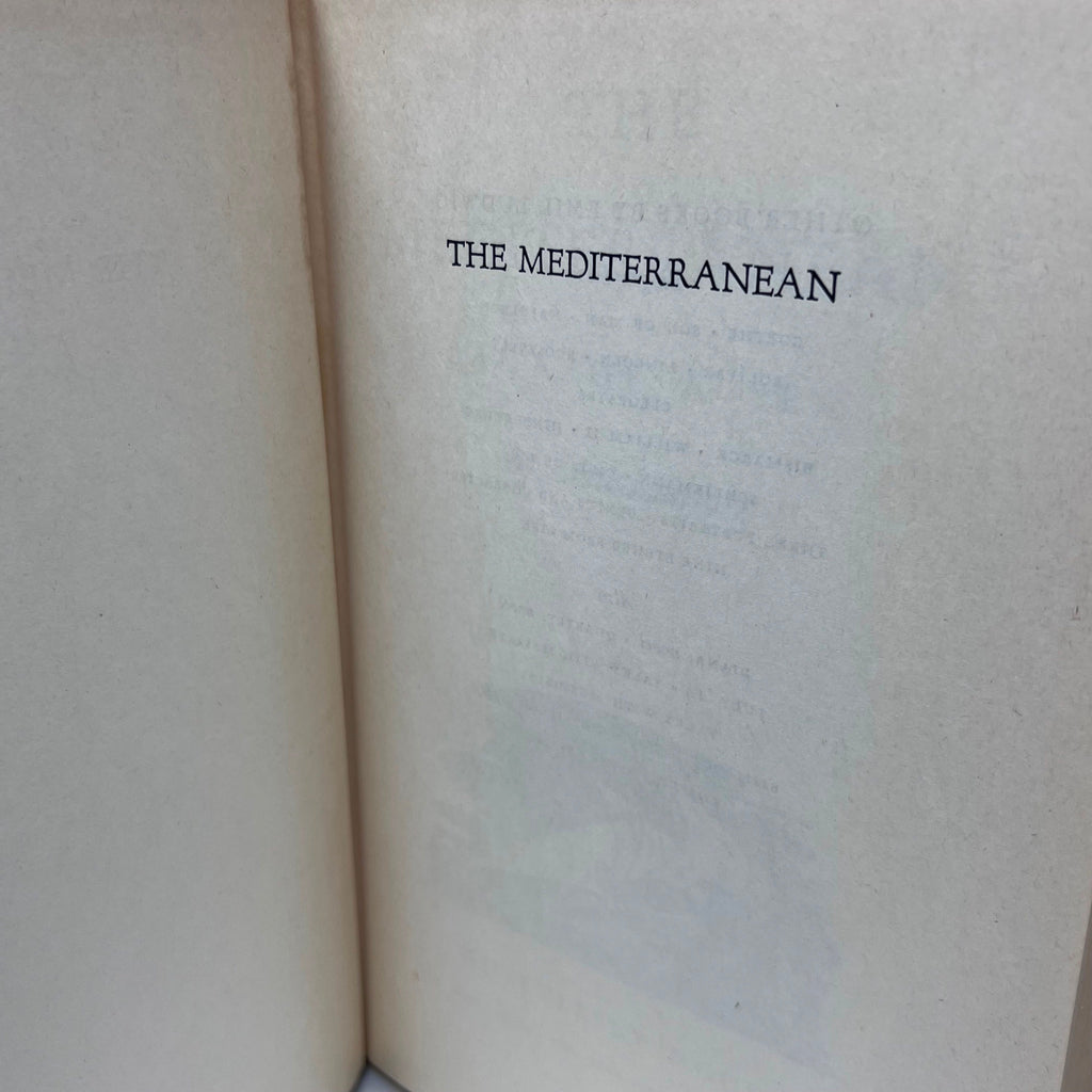 The Mediterranean Saga of A Sea By  Emil Ludwig 2nd Printing