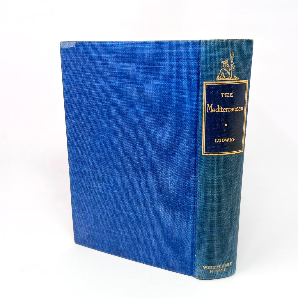 The Mediterranean Saga of A Sea By  Emil Ludwig 2nd Printing