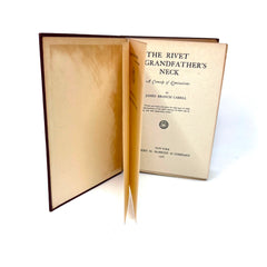 1928 The Rivet In Grandfather's Neck A Comedy Of Limitations By James Branch Cabell