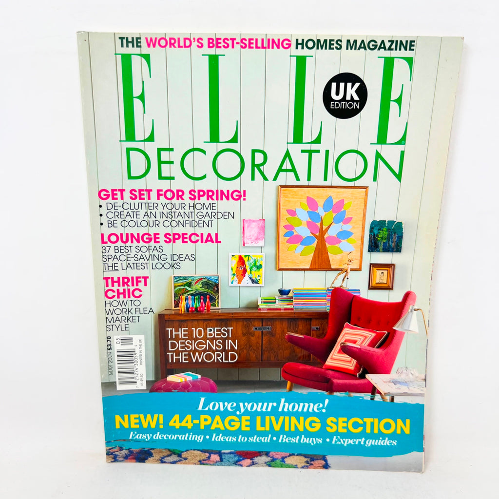 ELLE Decoration Magazine UK No.201 May 2009 Get Set Spring Lounge Special