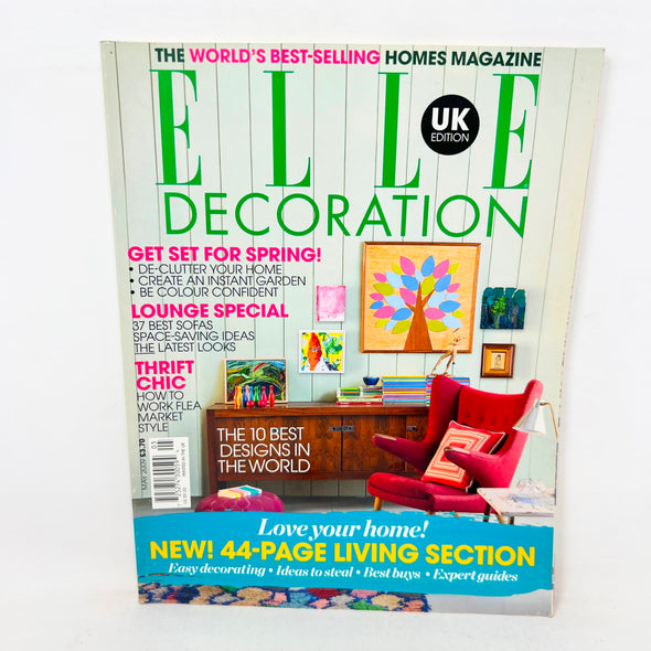 ELLE Decoration Magazine UK No.201 May 2009 Get Set Spring Lounge Special