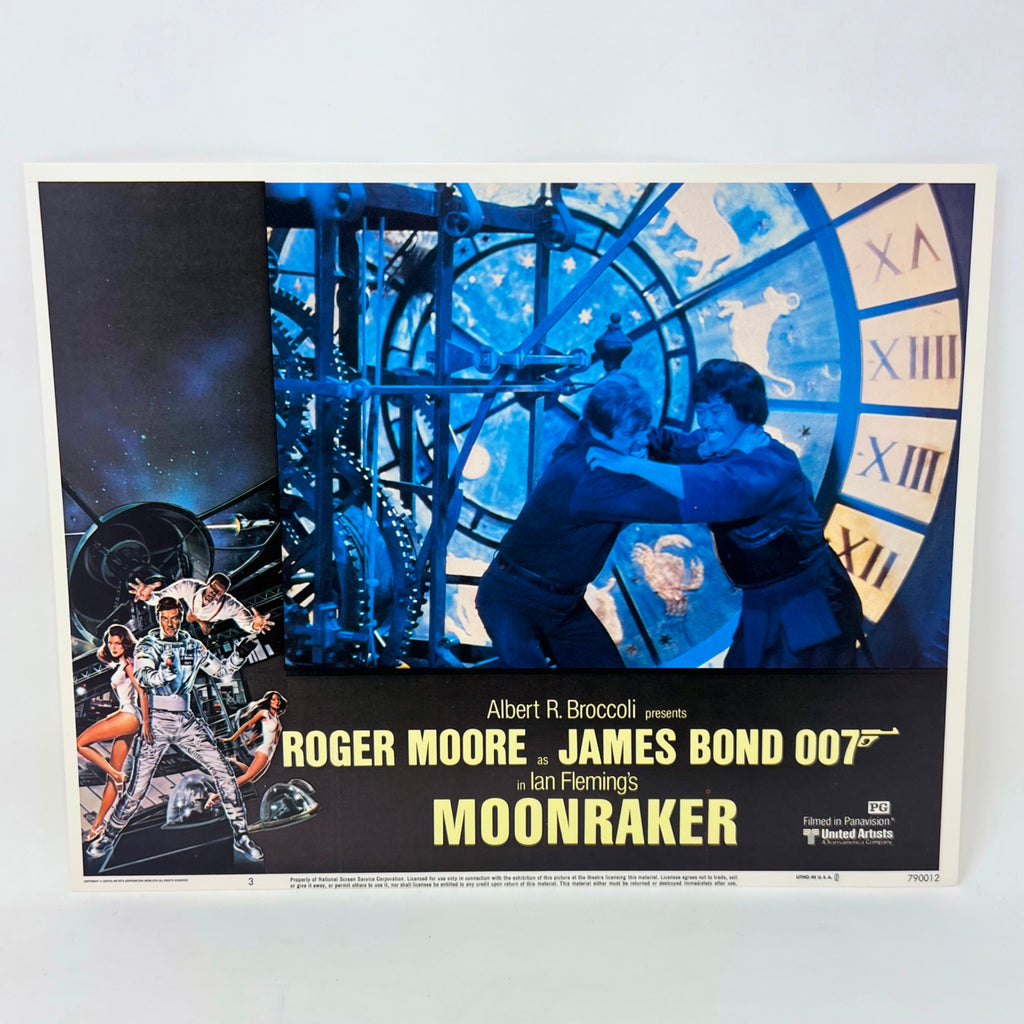 James Bond 007 In Lan Fleming's MoonRaker Collectible Movie Lobby Card No.3