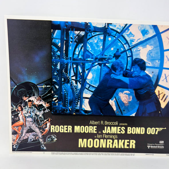James Bond 007 In Lan Fleming's MoonRaker Collectible Movie Lobby Card No.3