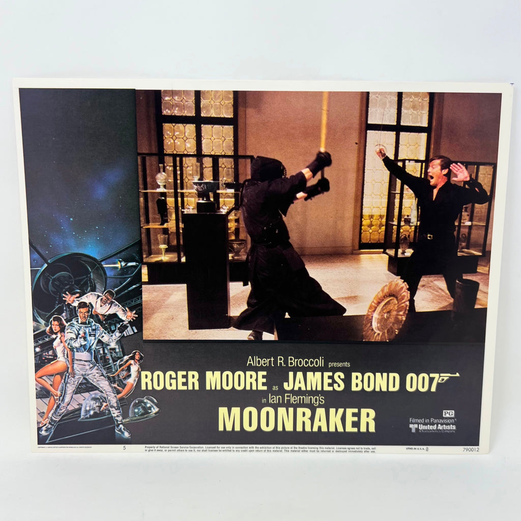 James Bond 007 In Lan Fleming's MoonRaker Collectible Movie Lobby Card No.5