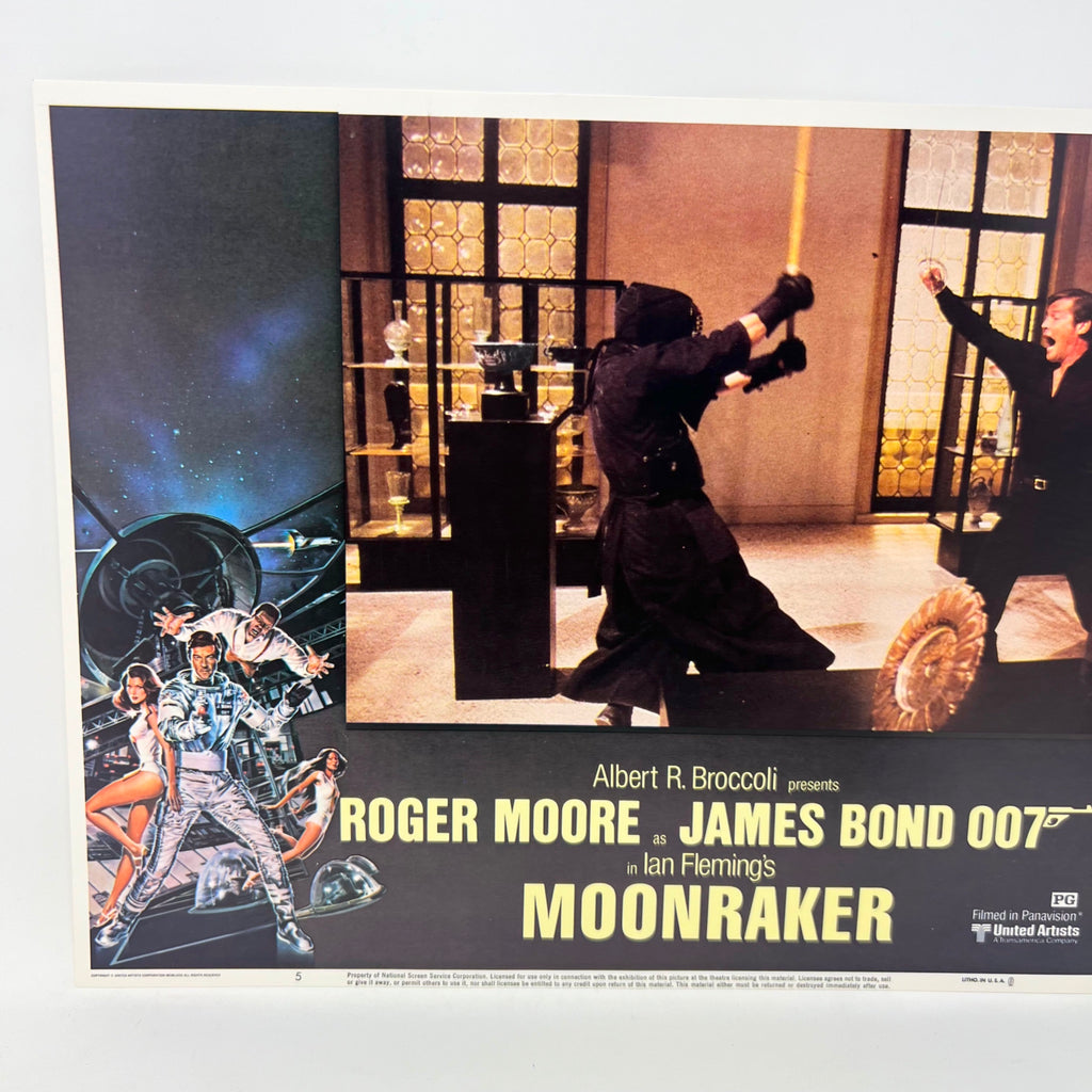 James Bond 007 In Lan Fleming's MoonRaker Collectible Movie Lobby Card No.5