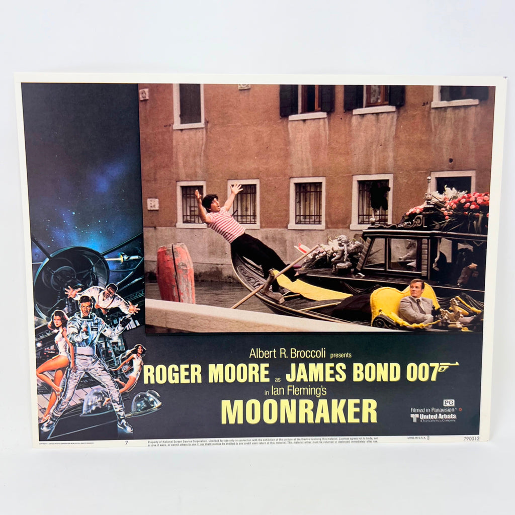 James Bond 007 In Lan Fleming's MoonRaker Collectible Movie Lobby Card No.7