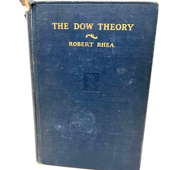 1932 The Dow Theory By Robert Rhea