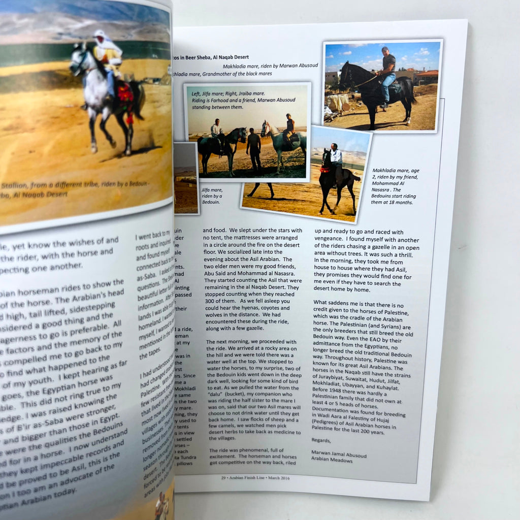 Arabian Finish Line March 2016 Arabian Horse Racings foremost Publication