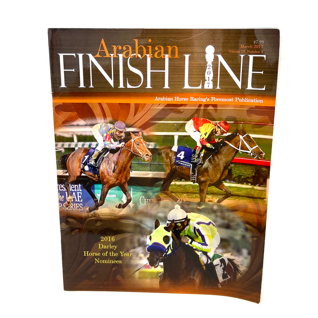 Arabian Finish Line March 2017 Arabian Horse Racing's Foremost Publication