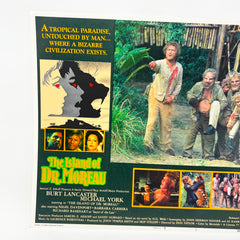 1977 The island of Dr. Moreau Horror Scifi Collectible movie Lobby Card set of 8