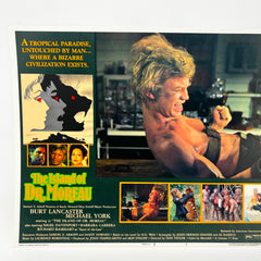 1977 The island of Dr. Moreau Horror Scifi Collectible movie Lobby Card set of 8