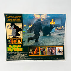 1977 The island of Dr. Moreau Horror Scifi Collectible movie Lobby Card set of 8