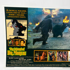 1977 The island of Dr. Moreau Horror Scifi Collectible movie Lobby Card set of 8
