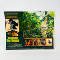 1977 The island of Dr. Moreau Horror Scifi Collectible movie Lobby Card set of 8