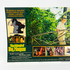 1977 The island of Dr. Moreau Horror Scifi Collectible movie Lobby Card set of 8