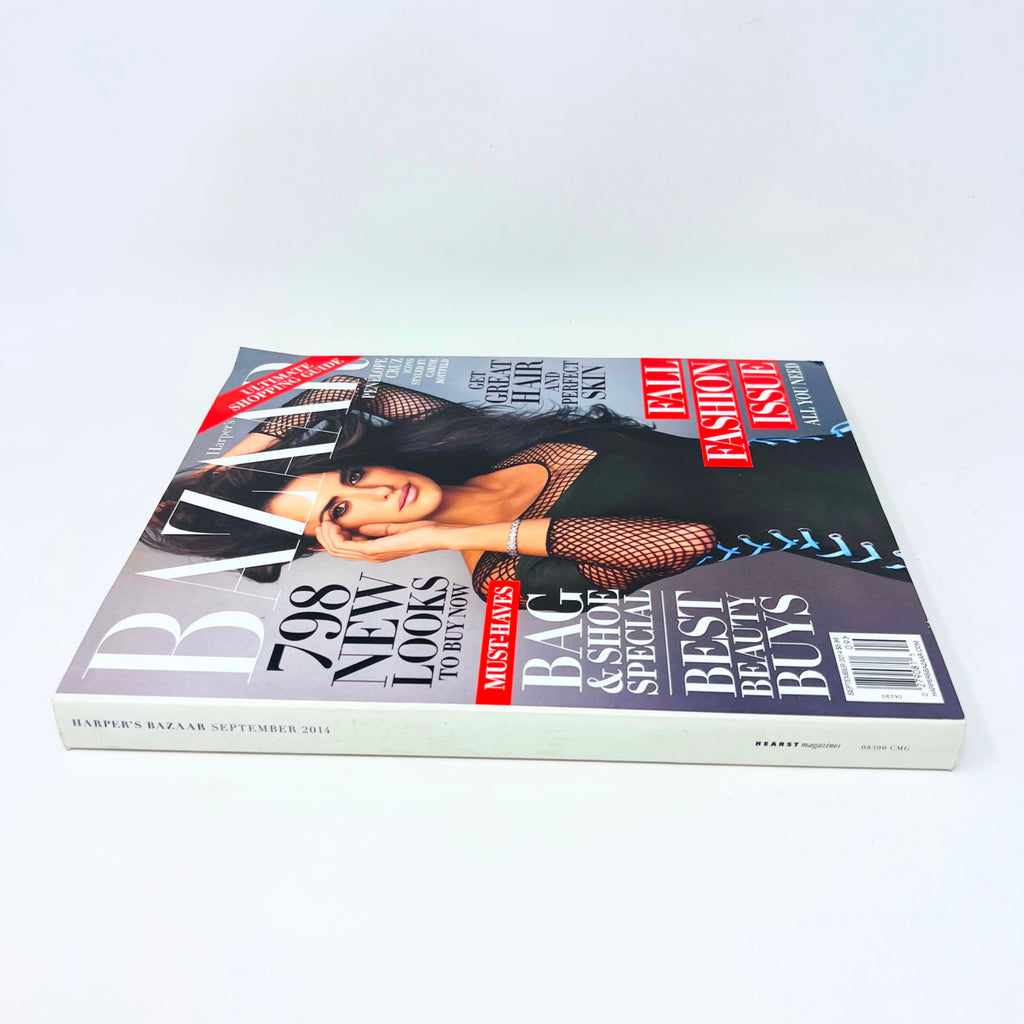 Harper's Bazaar Magazine September 2014 Penelope Cruz Cover Fall Fashion Issue