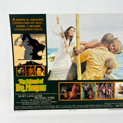 1977 The island of Dr. Moreau Horror Scifi Collectible movie Lobby Card set of 8