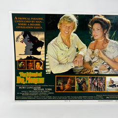 1977 The island of Dr. Moreau Horror Scifi Collectible movie Lobby Card set of 8
