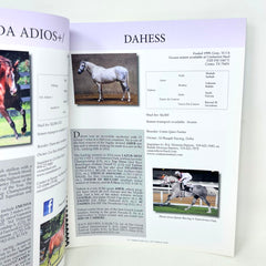 Arabian Finish Line 2015 Stallion Guide Leading Stallions Spiral Booklet