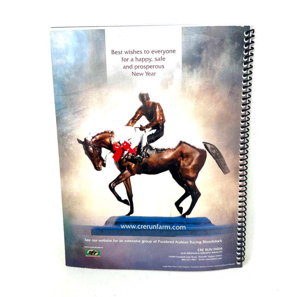 Arabian Finish Line 2015 Stallion Guide Leading Stallions Spiral Booklet