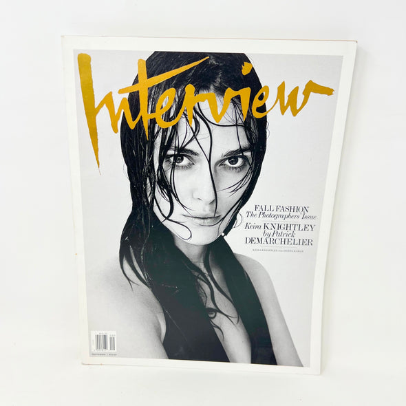 Interview Magazine September 2014 Keira Knightley