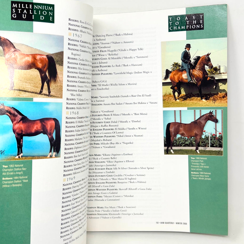 Arabian Horse World The Millenium Stallion Guide Winter 2000