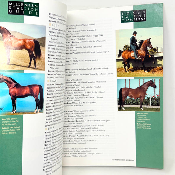 Arabian Horse World The Millenium Stallion Guide Winter 2000
