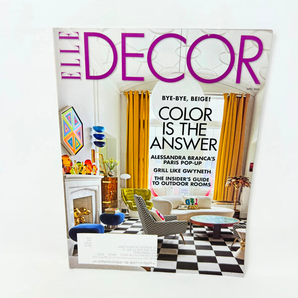 ELLE Decor Bye-Bye Beige Color is the new answer
