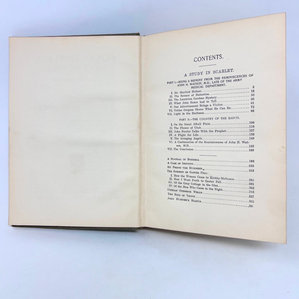 Stories of Sherlock Holmes Conan Doyles Vol I & II