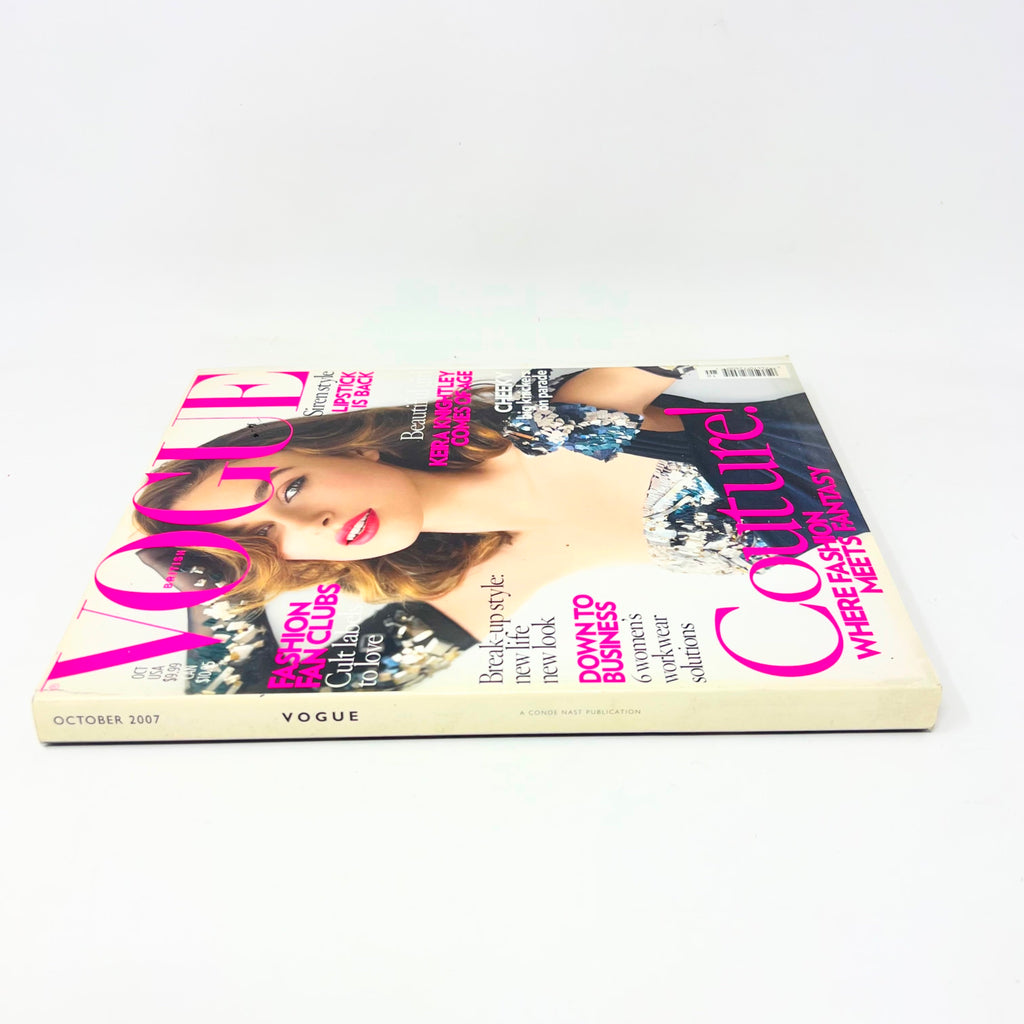 Vogue Magazine British October 2007, Keira Knightley Comes Of Age Cover