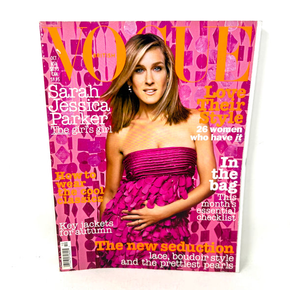 Vogue Magazine British Jessica Parker The Girls Girls The New seduction