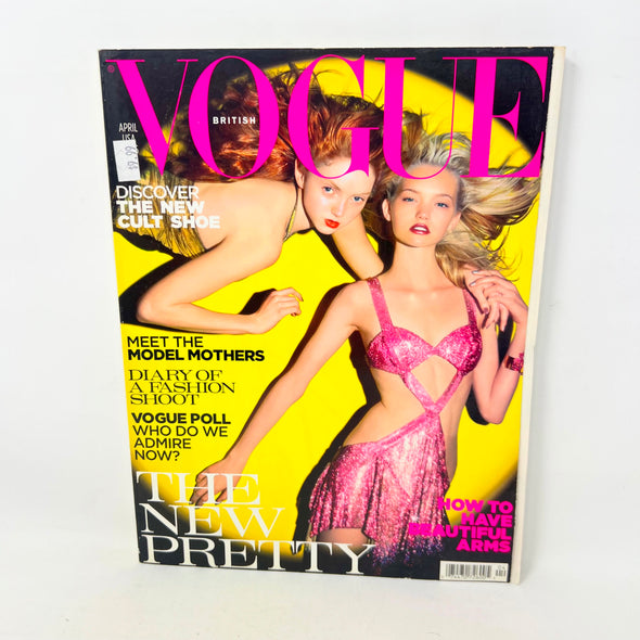Vogue Magazine April 2004 Lily Cole, Gemma Ward Cover