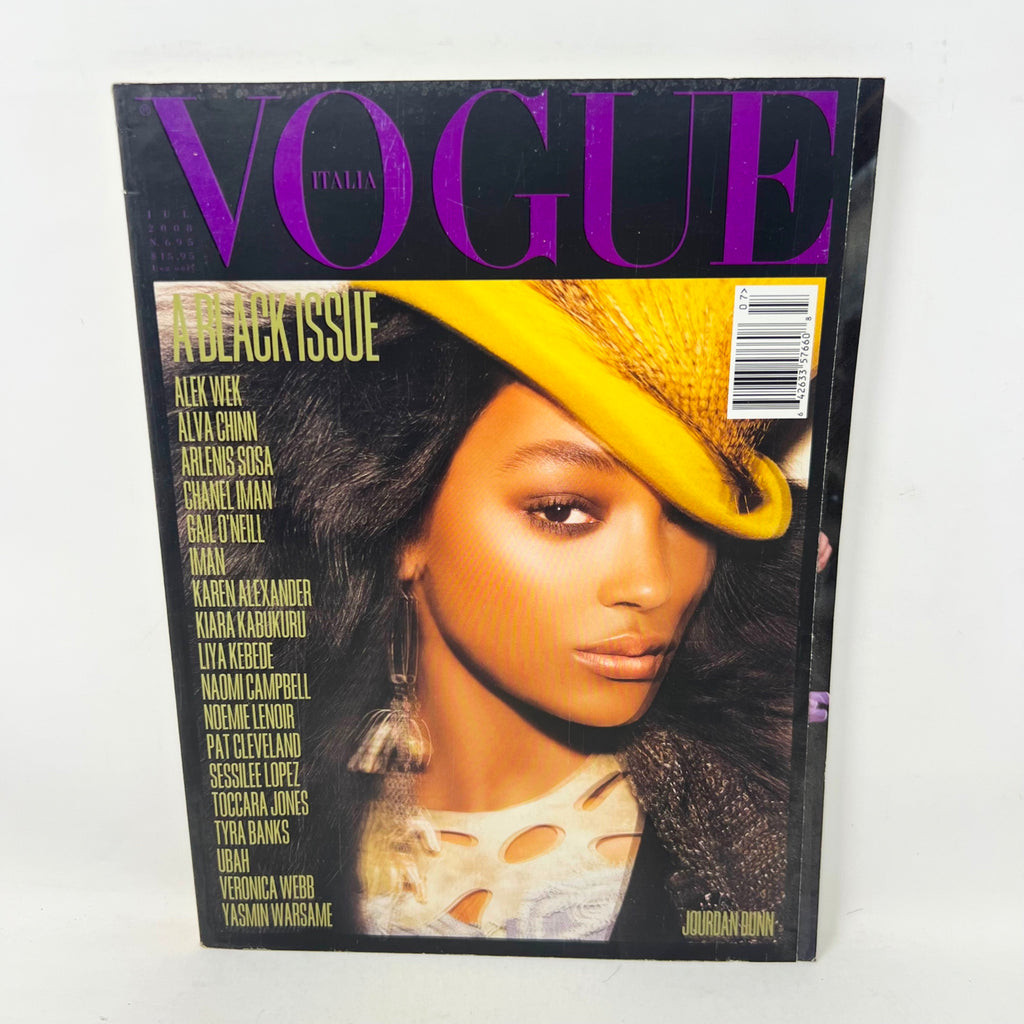 Vogue Italia July 2008 A Black Issue Naomi Campbell Tyra Banks Jourdan Dunn