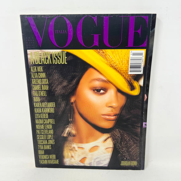 Vogue Italia July 2008 A Black Issue Naomi Campbell Tyra Banks Jourdan Dunn