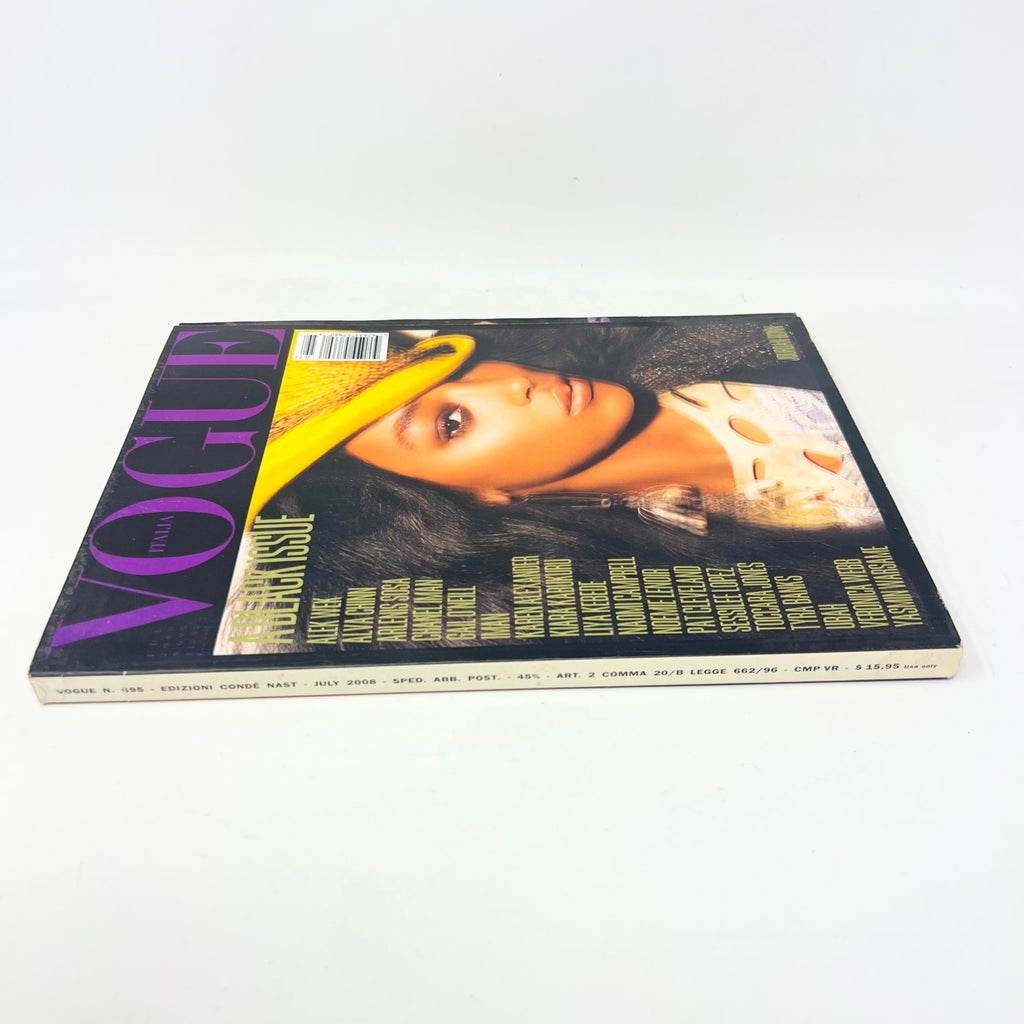 Vogue Italia July 2008 A Black Issue Naomi Campbell Tyra Banks Jourdan Dunn