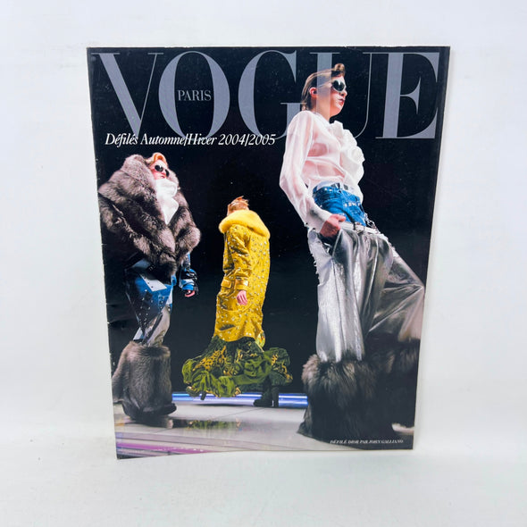 Vogue Magazine Paris Defiles Automme Hiver 2004 2005