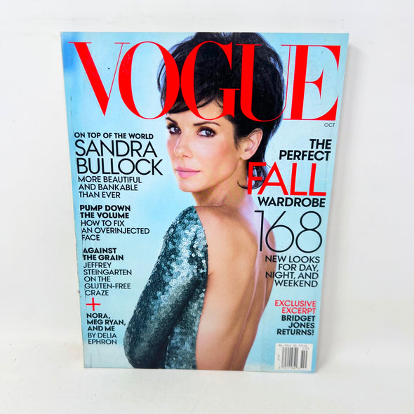 Vogue Magazine October 2013 Sandra Bullock Cover