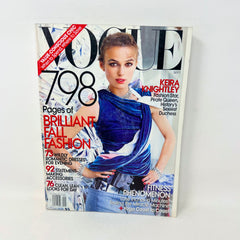 VOGUE Magazine September 2008 Keira Knightley Brilliant Fall Fashion