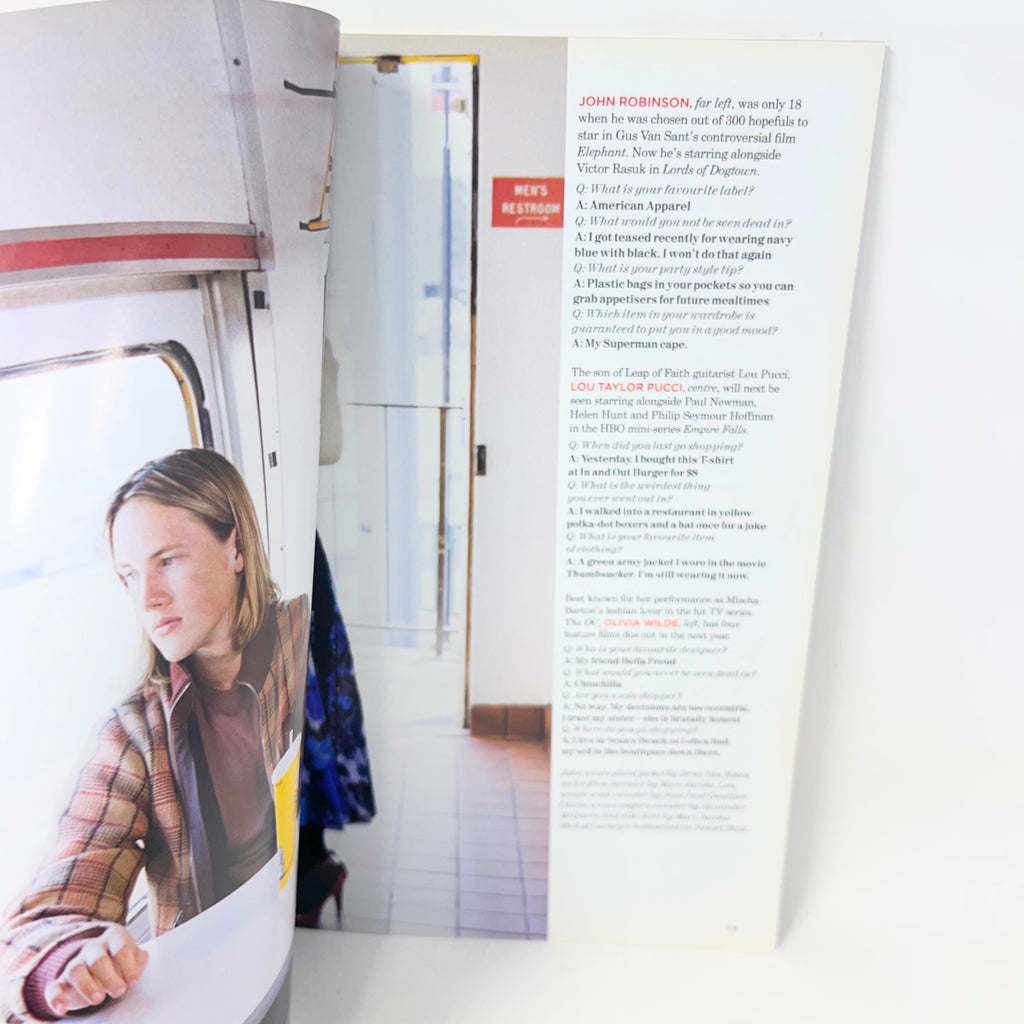 VOGUE Magazine British August 2005 Gemma Ward The Return of the black Jacket