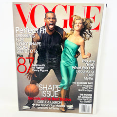Vogue Magazine APRIL 2008 LeBron James And Gisele Bunchen