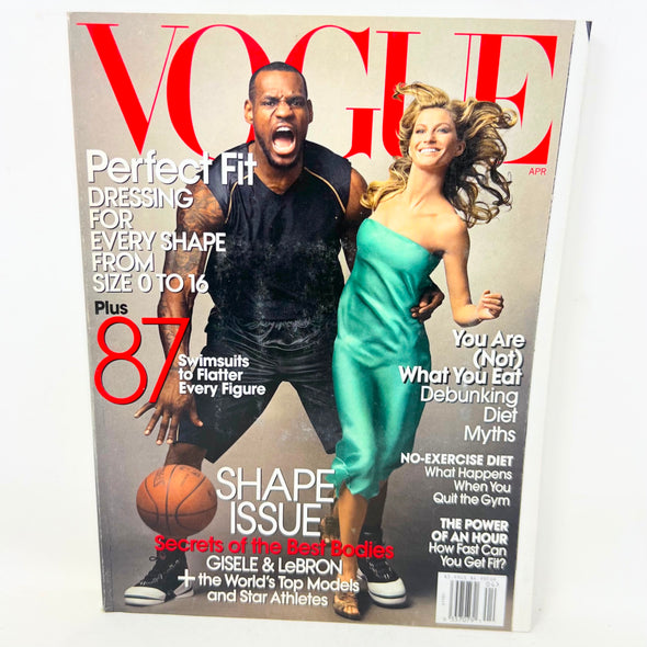 Vogue Magazine APRIL 2008 LeBron James And Gisele Bunchen