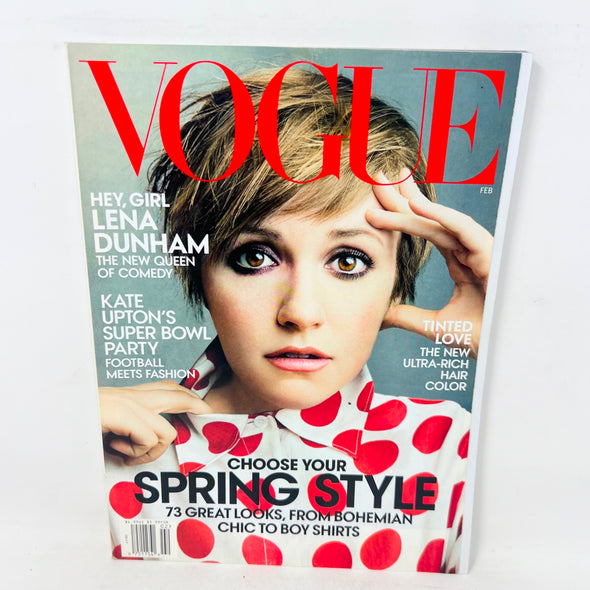 Vogue Magazine February 2014 Hey, Girl - Lena Dunham cover