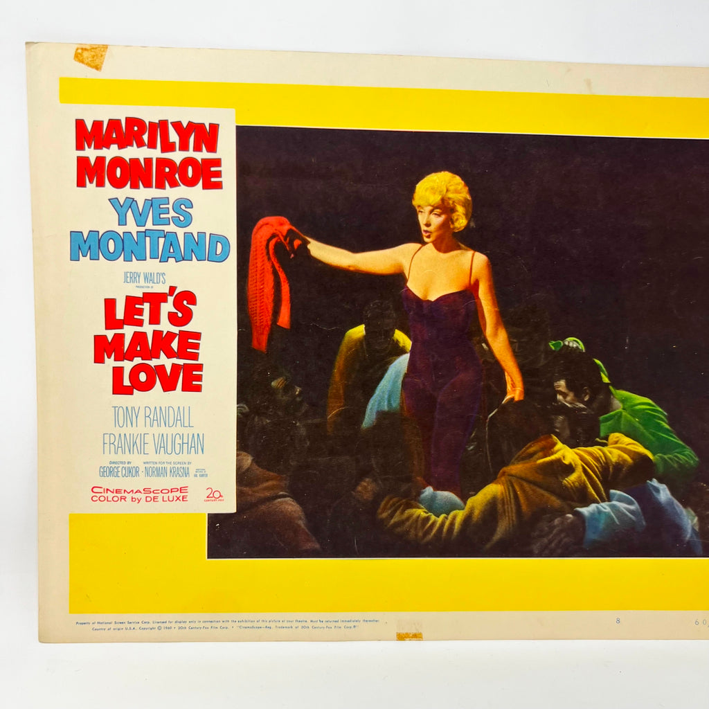 Let's Make Love Collectible movie Lobby Card  Marilyn Monroe Yves Montand