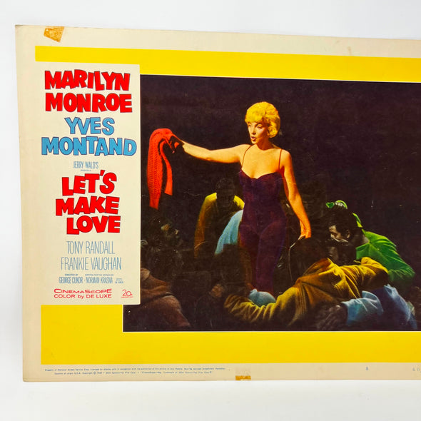 Let's Make Love Collectible movie Lobby Card  Marilyn Monroe Yves Montand