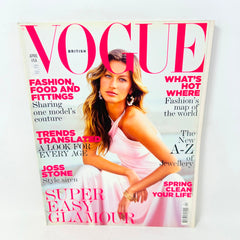 Vogue British Magazine April 2005 Gisele Bundchen Cover