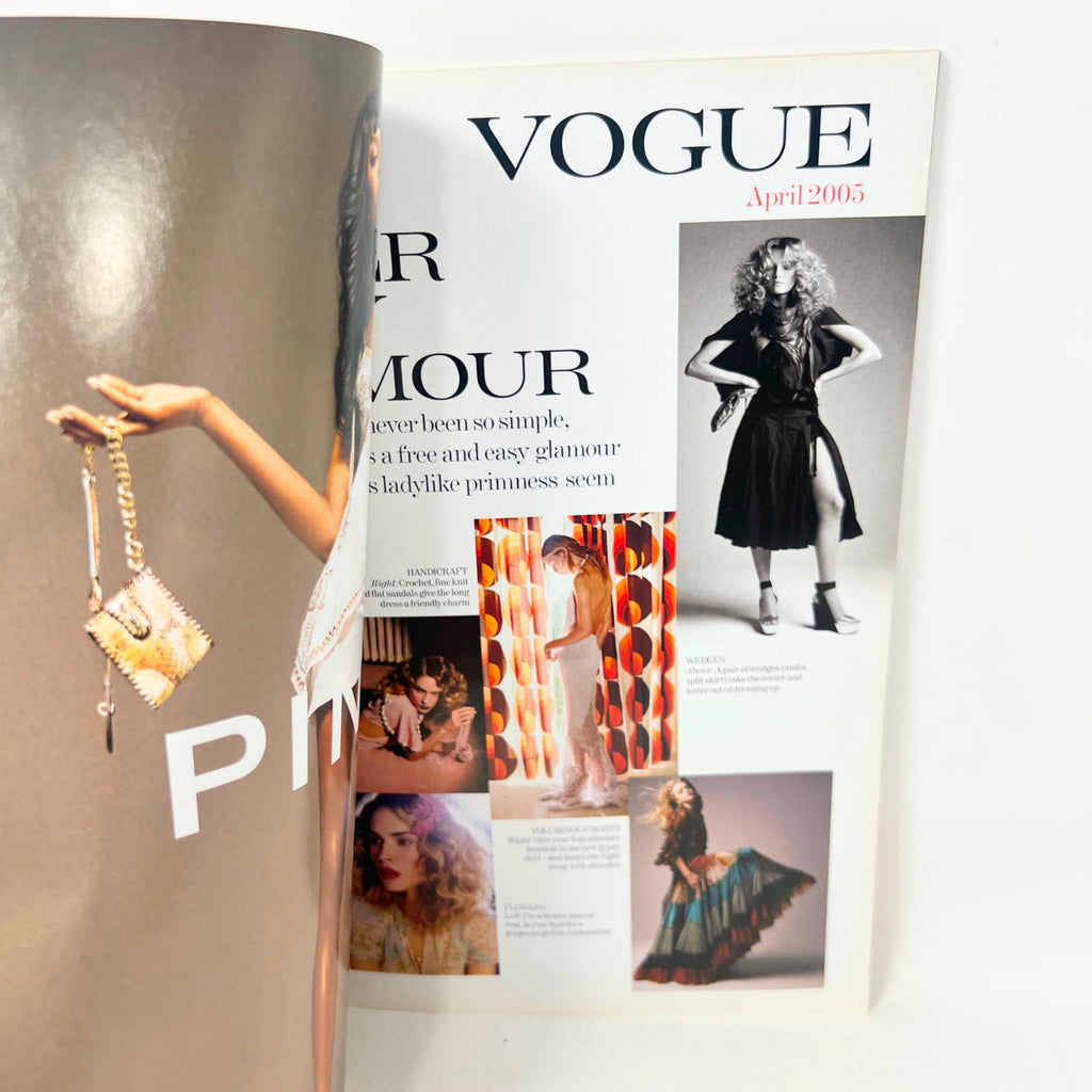 Vogue British Magazine April 2005 Gisele Bundchen Cover