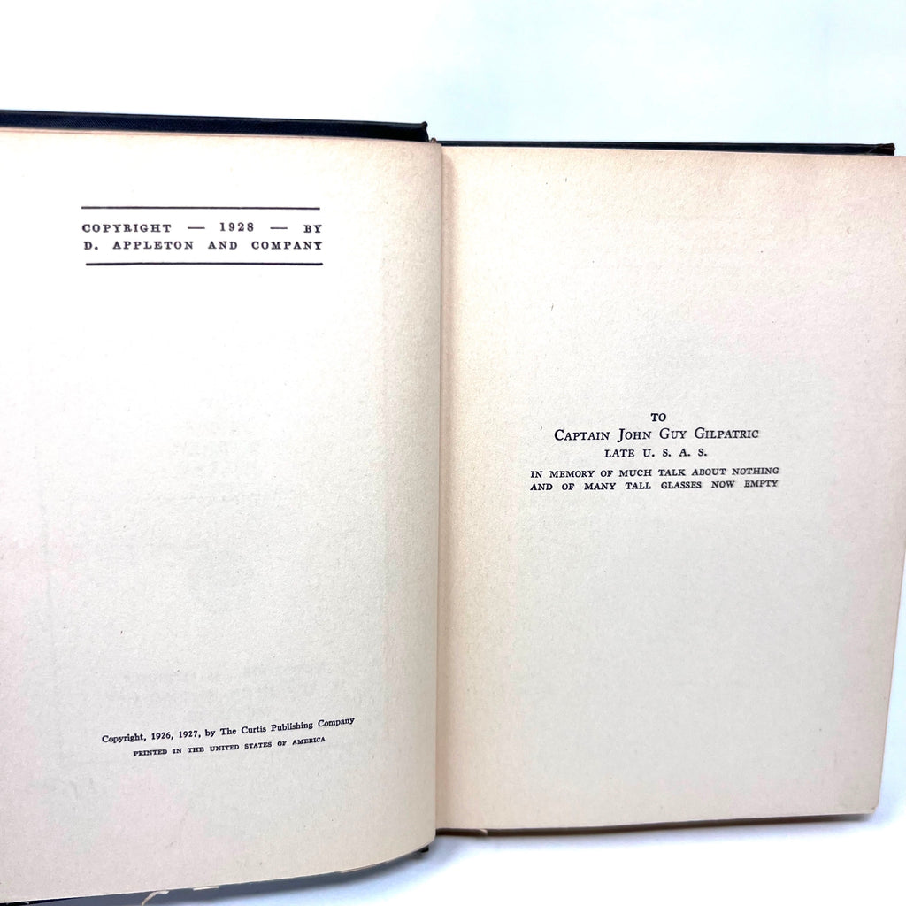 Gods of Yesterday by James Warner Bellah Appleton, 1928 1st Printing