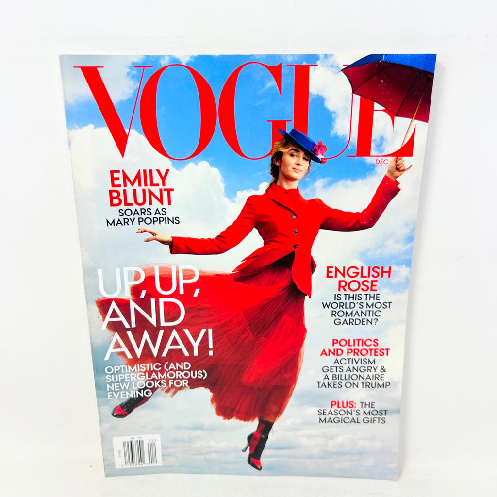 Vogue Magazine (December, 2018) Mary Poppins Emily Blunt Cover
